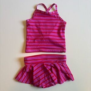 Hanna Andersson Striped Tankini Set